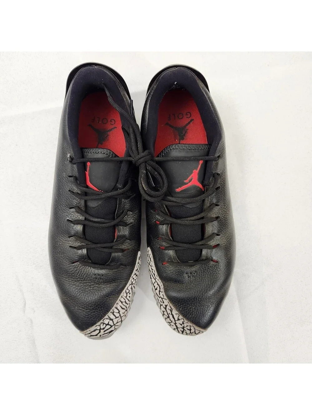 Nike Air Jordan ADG Golf Shoes Black Cement Bred AR7995-001 Men’s Size 13